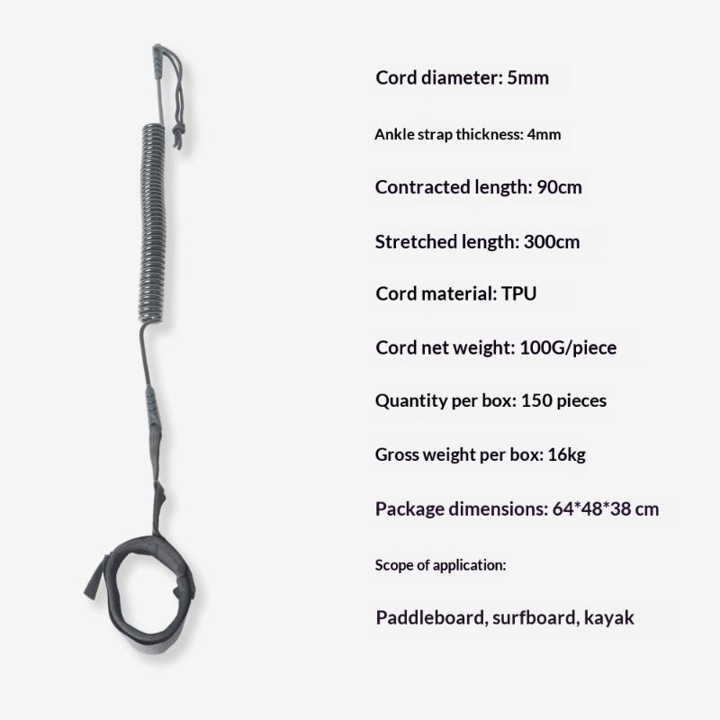 1PC Surf Sup 10 Feet Ankle Lea – обзор и цена Surfboard Leash Ankle