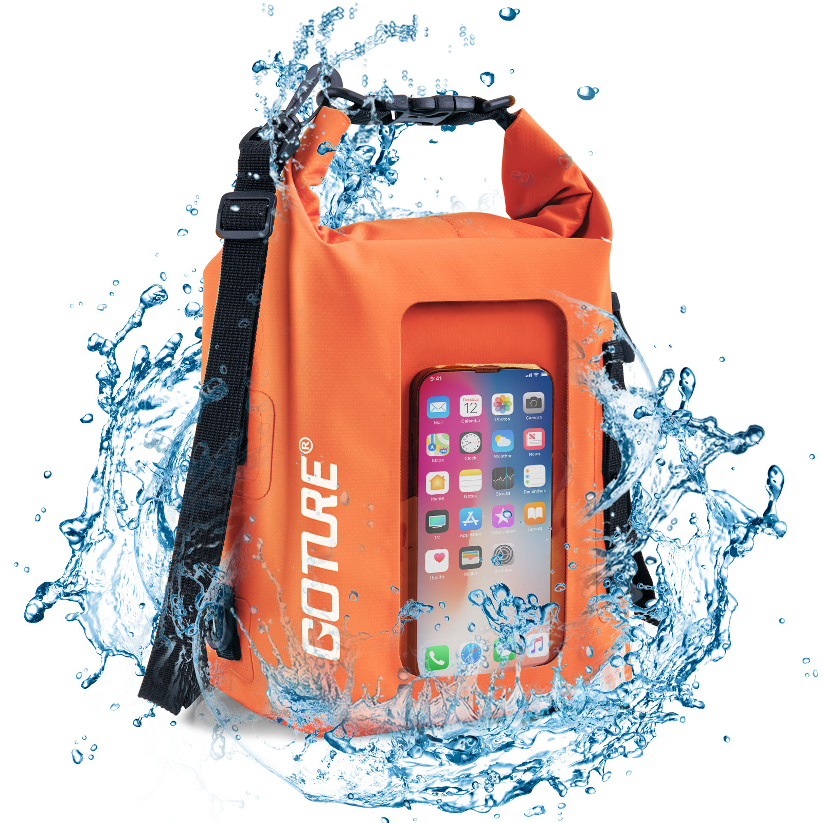 Goture 5L Waterproof Dry Bag w – обзор и цена Dry Bag Roll Top