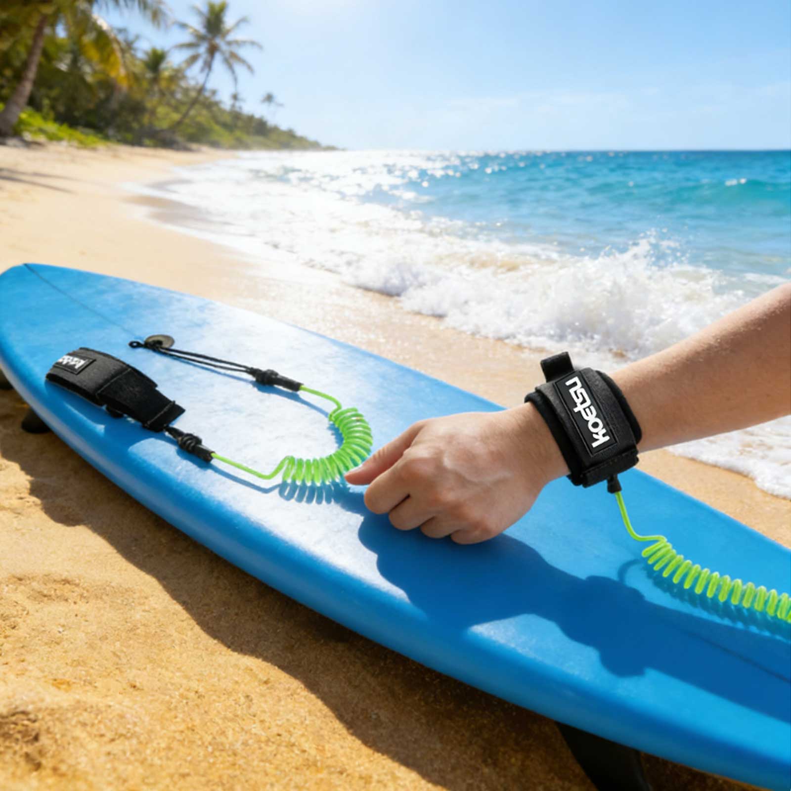 Coiled Bodyboarding Leash TPU  – обзор и цена Surfboard Leash Ankle
