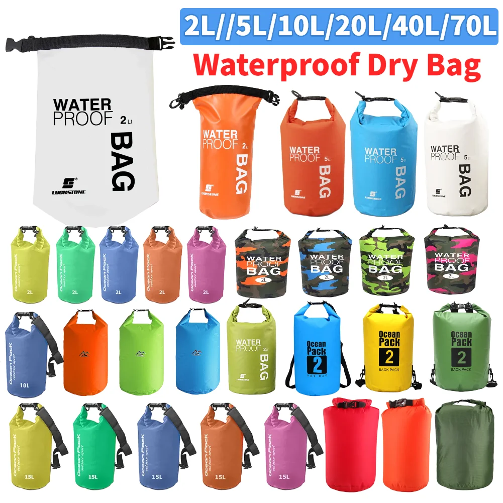 2L/5L/10L/20L/40L PVC Waterpro – обзор и цена Dry Bag Roll Top