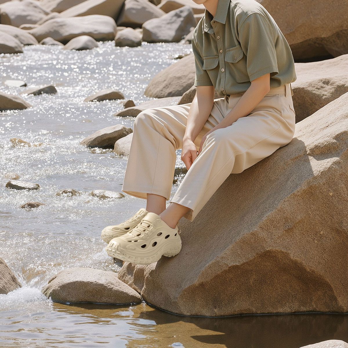 Men's Summer Clogs for Outdoor – обзор и цена Aquatic Sports Shoes
