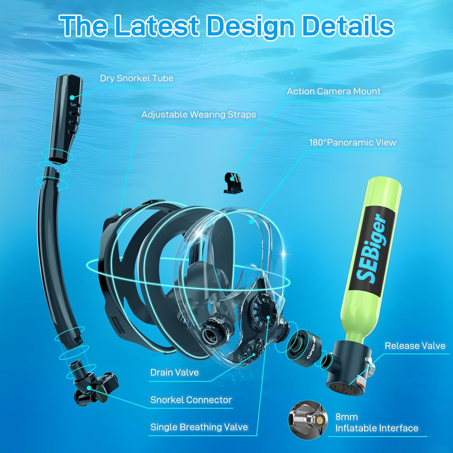 SEBIger 0.5L Diving diving tan – обзор и цена Aquatic Diving