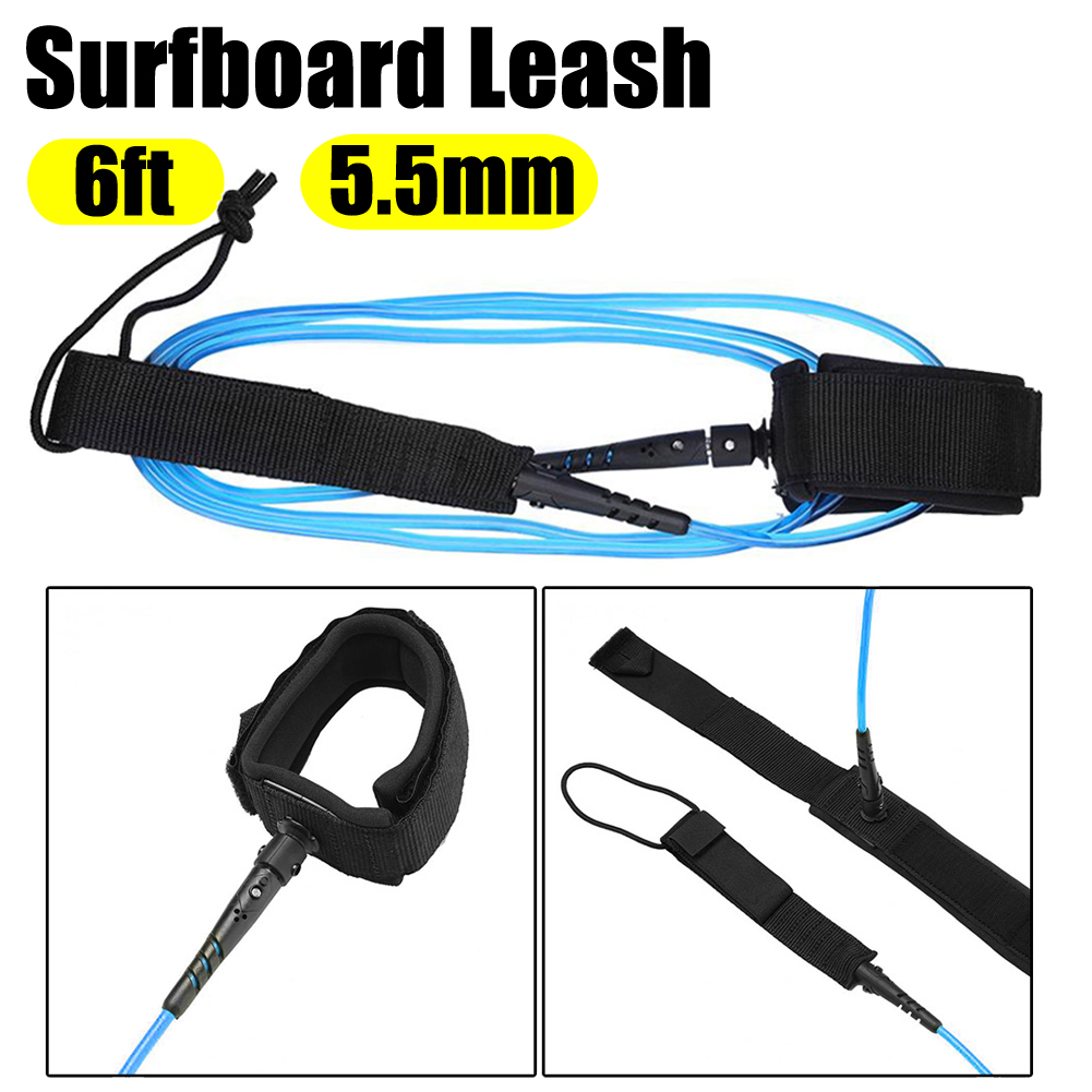 6ft 5.5MM TPU Surfboard Ankle  – обзор и цена Surfboard Leash Ankle